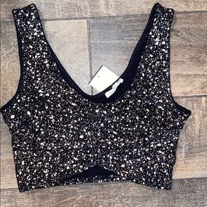 Speckled Crop Top
